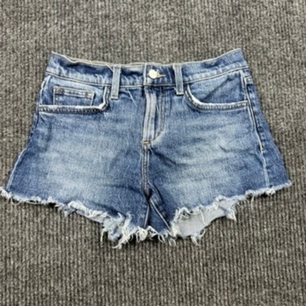 Joes Jeans The Ozzie Mid Rise Cut Off Denim Shorts Blue RH5YWS4860 Size 25